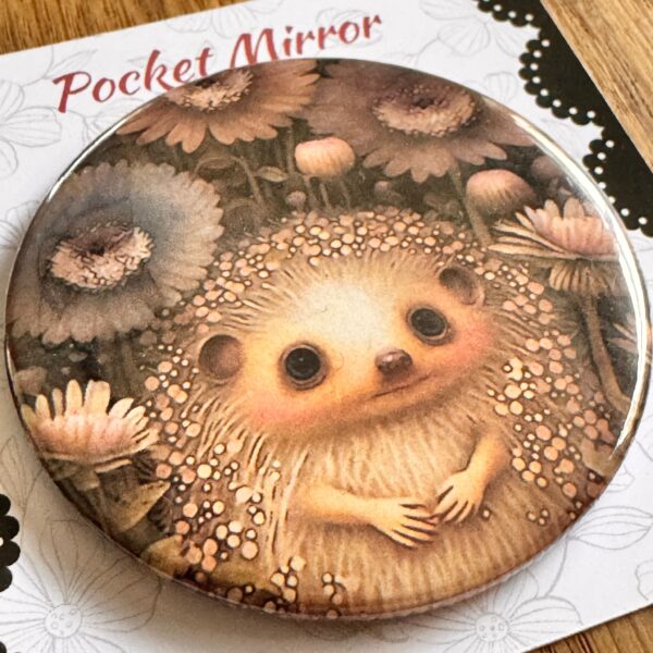 Hedgehog Pocket mirror - Image 3