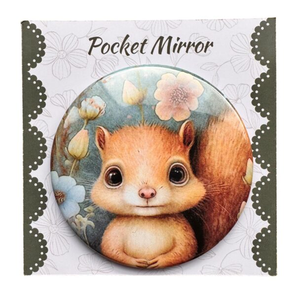 Squirrel Pocket mirror