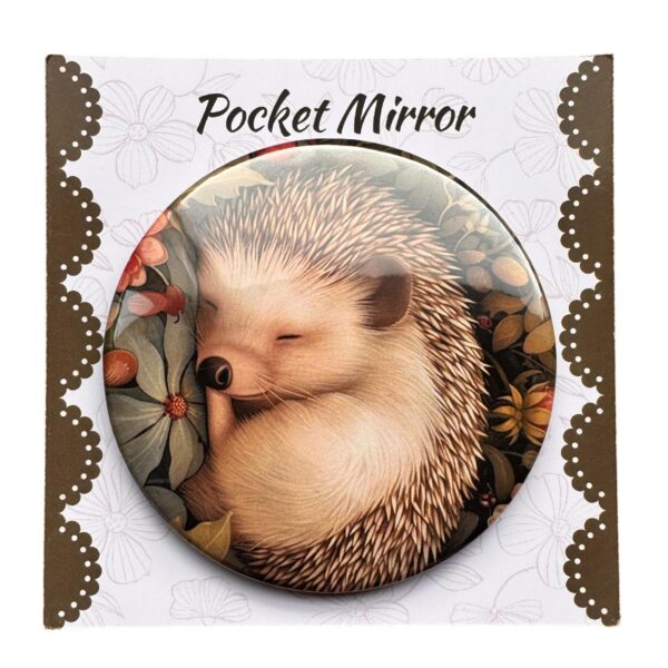 hedgehog pocket miror